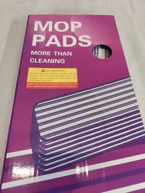 Swiffer Wet Mop Pads Reusable Microfiber Cleaning Replacement White Purple